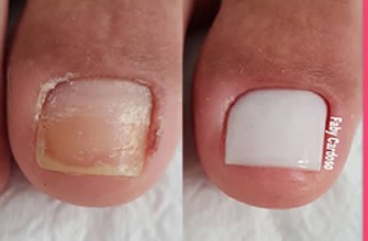 Curso de cutilagem Faby Cardoso — antes e depois